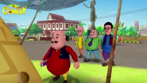 Funny Cartoon Samosa Vending Machine - Motu Patlu in Hindi - cartoon series for kids