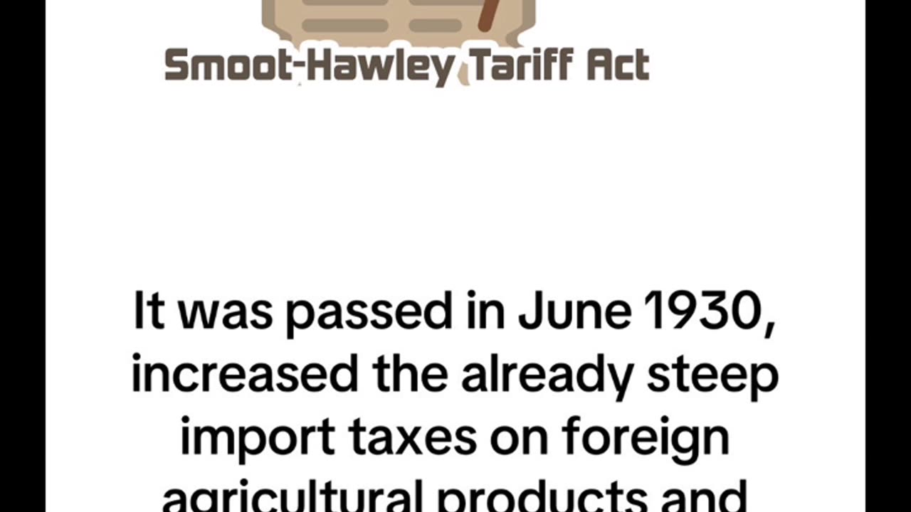 What Is the Smoot-Hawley Tariff Act?