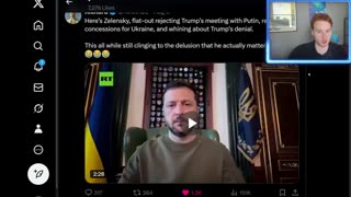 Zelensky *ANGRY* over Trump-Putin meeting in Alaska-Depressed Ginger