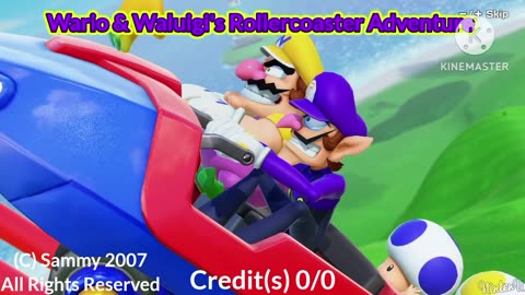 Wario & Waluigi's Rollercoaster Adventure (Atomiswave bootleg) Continue (Countdown) & Game Over