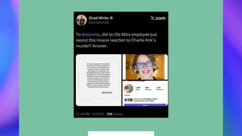 Ole Miss fires staff member for mocking Charlie Kirk’s assassination
