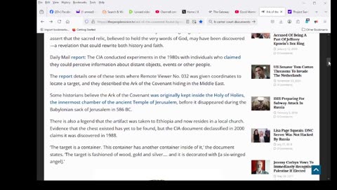 Ark of the Covenant Found By CIA Psychic, Declassified Files Confirm