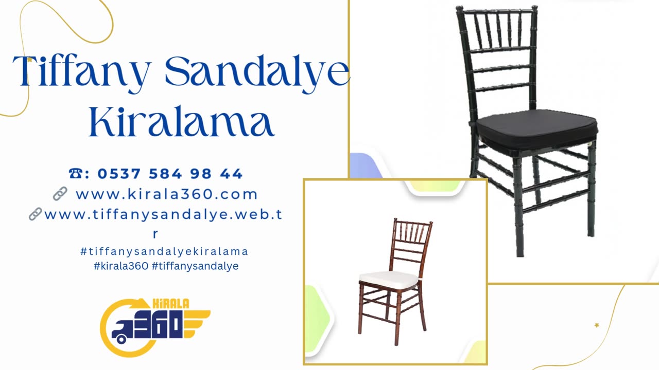 Tiffany Sandalye Kiralama 2025