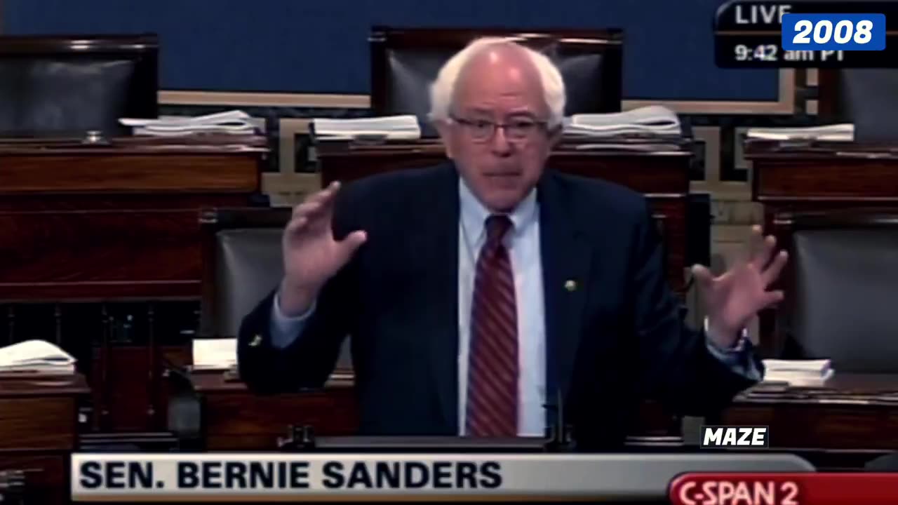 2008. Bernie Sanders: Free trade without tariffs will destroy American manufacturing.
