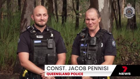 Baby born in car with help of police - 7NEWS Australia