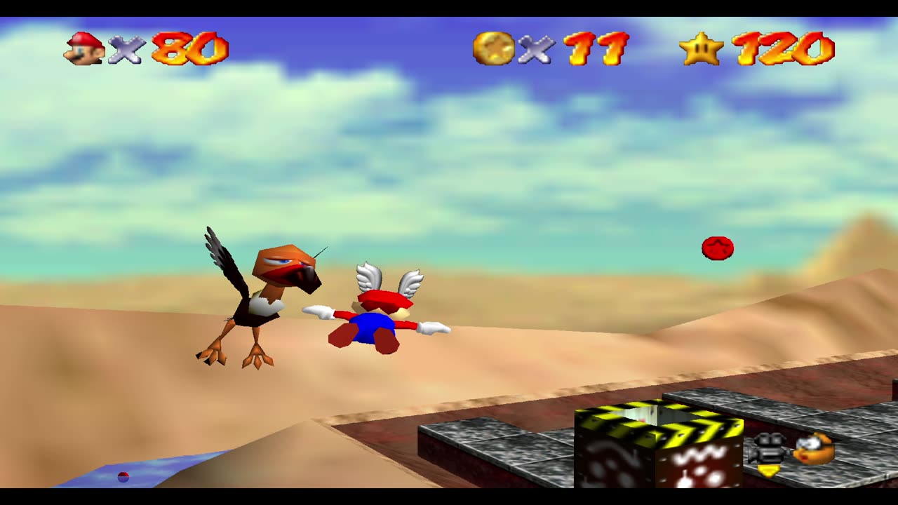 Super Mario 64 [Remaining RA] - Red Challenge in the Desert [NC]