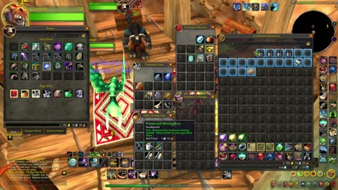 wowcraft in 2025 p67 - hunter enjoys the darkmoon faire wins at all the games and works on the dirig