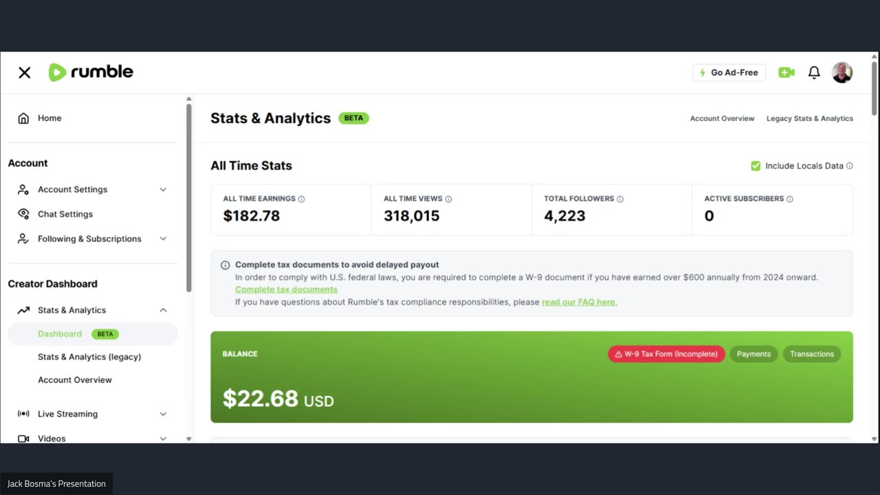 All Time Earnings 250504