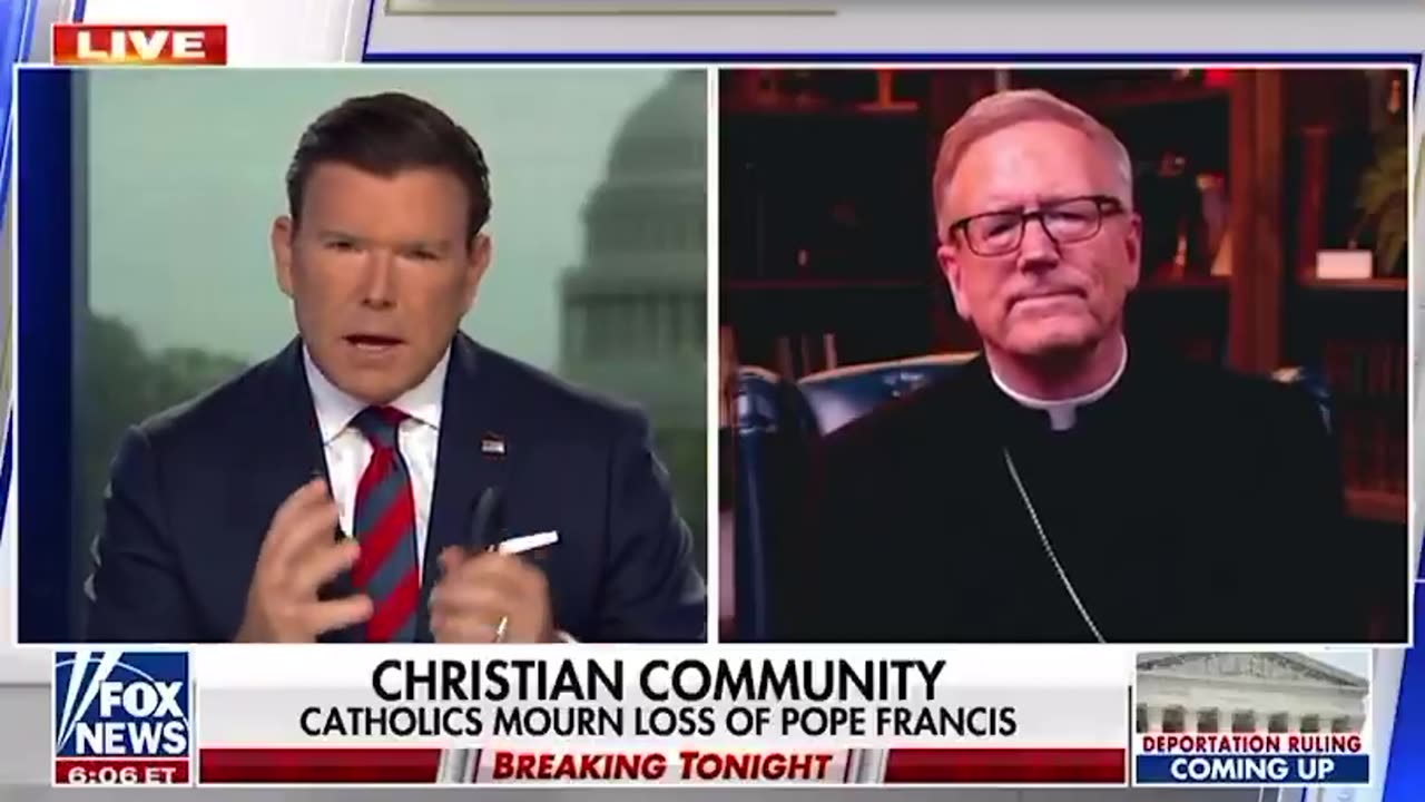 “Hundreds of millions of Catholics around the world are mourning the death of Pope Francis”