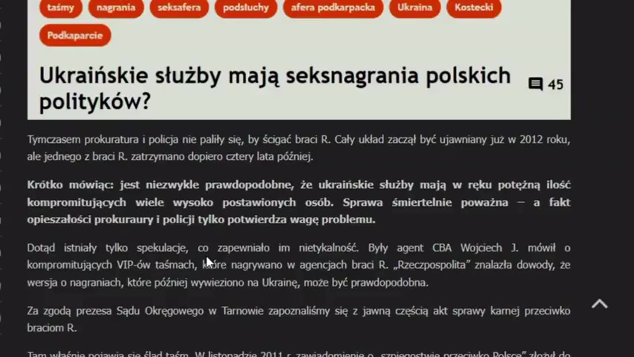 Co UPAdlinskie SBU ma na PIS