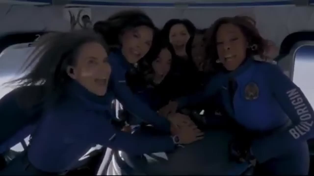 Space Bimbos to the Rescue Blue Origin - THE TRUTH IS STRANGER THAN FICTION 17April2025