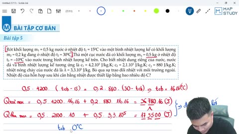 Buổi 2 Tổng ôn Trao đổi nhiệt tiếp theo3 Bài tập cơ bản Câu 5 9