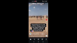 Israeli Activists Attempt To Break Landside Siege