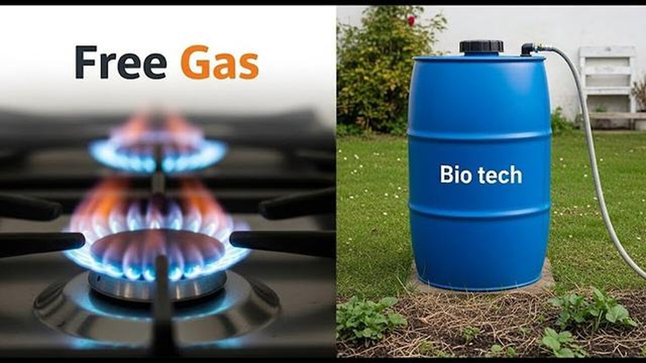 No More Gas Cylinders! How I Get Free Gas All Year Round Using Just a Blue Plastic Barrel +PVC Pipes