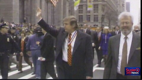 Trump Marching in 1995 Veterans Day Parade He Helped Save