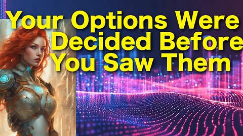 The Illusion of Choice: Your Options Were Decided Before You Saw Them