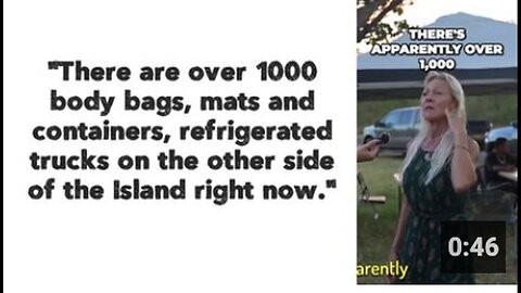 "Over 1000 Body Bags, Mats, Containers, and Refrigerated Trucks Available"