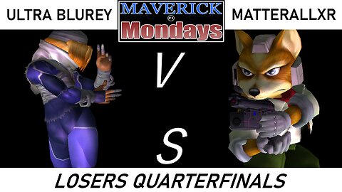 Ultra BluRey (Sheik) vs. MatterallXR (Fox) - Losers Quarterfinals | Maverick Mondays #1 SSBM
