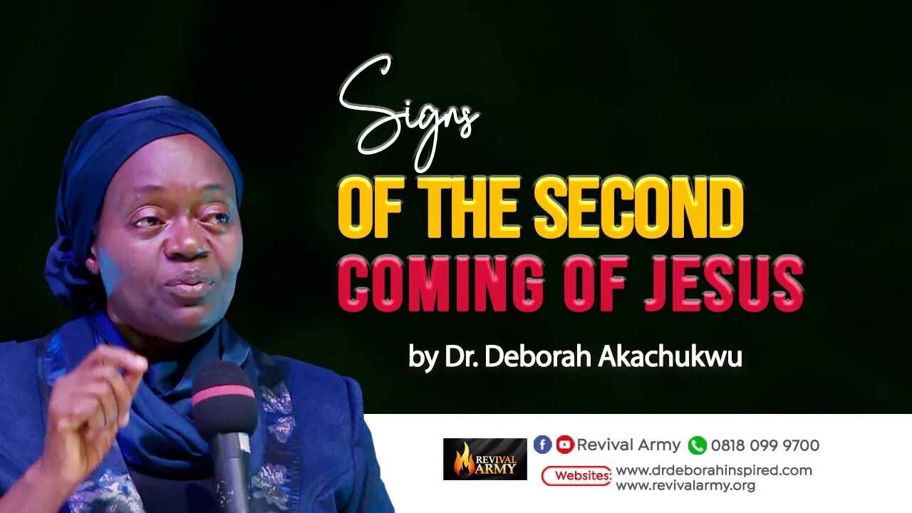 SIGNS SIGNALLING THE SECOND COMING OF JESUS