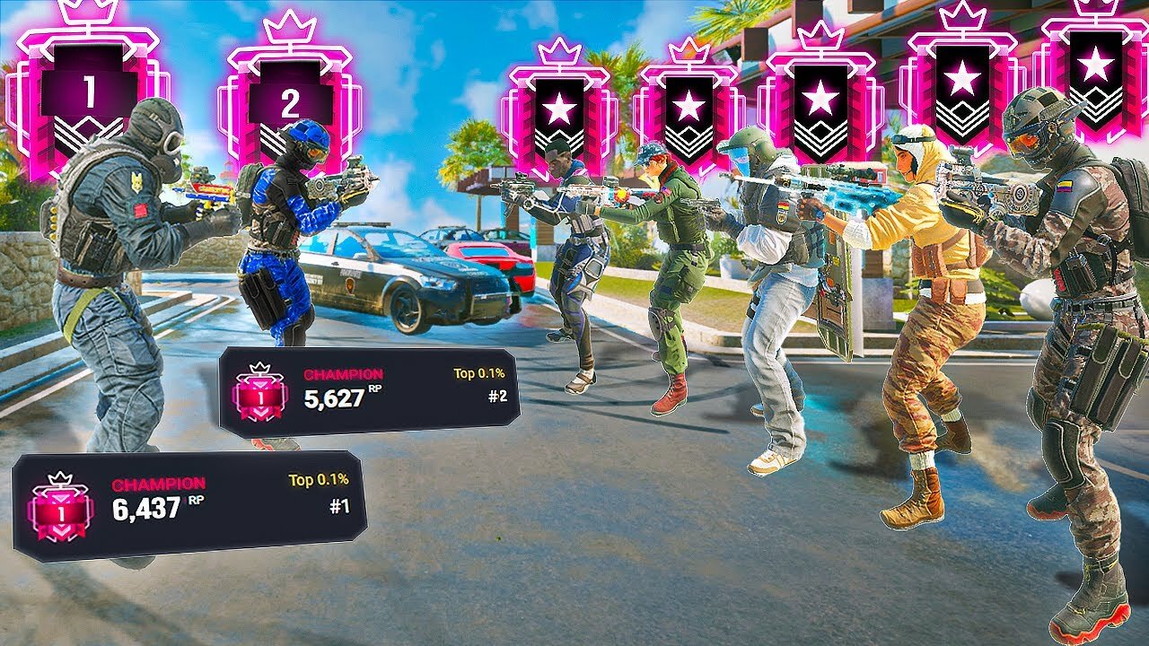 2 BEST Champions vs 5 WORST Champions... (Rainbow Six Siege)