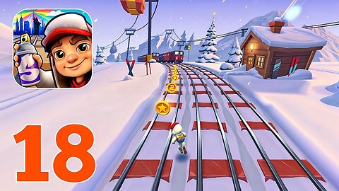 Subway Surfers - Gameplay Walkthrough Part 18 - Winter Celebration (iOS, Android)