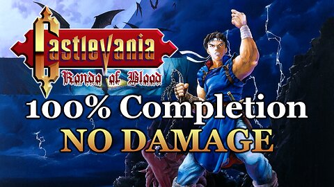 Castlevania: Rondo of Blood (PC Engine CD) 100% Completion - No Damage