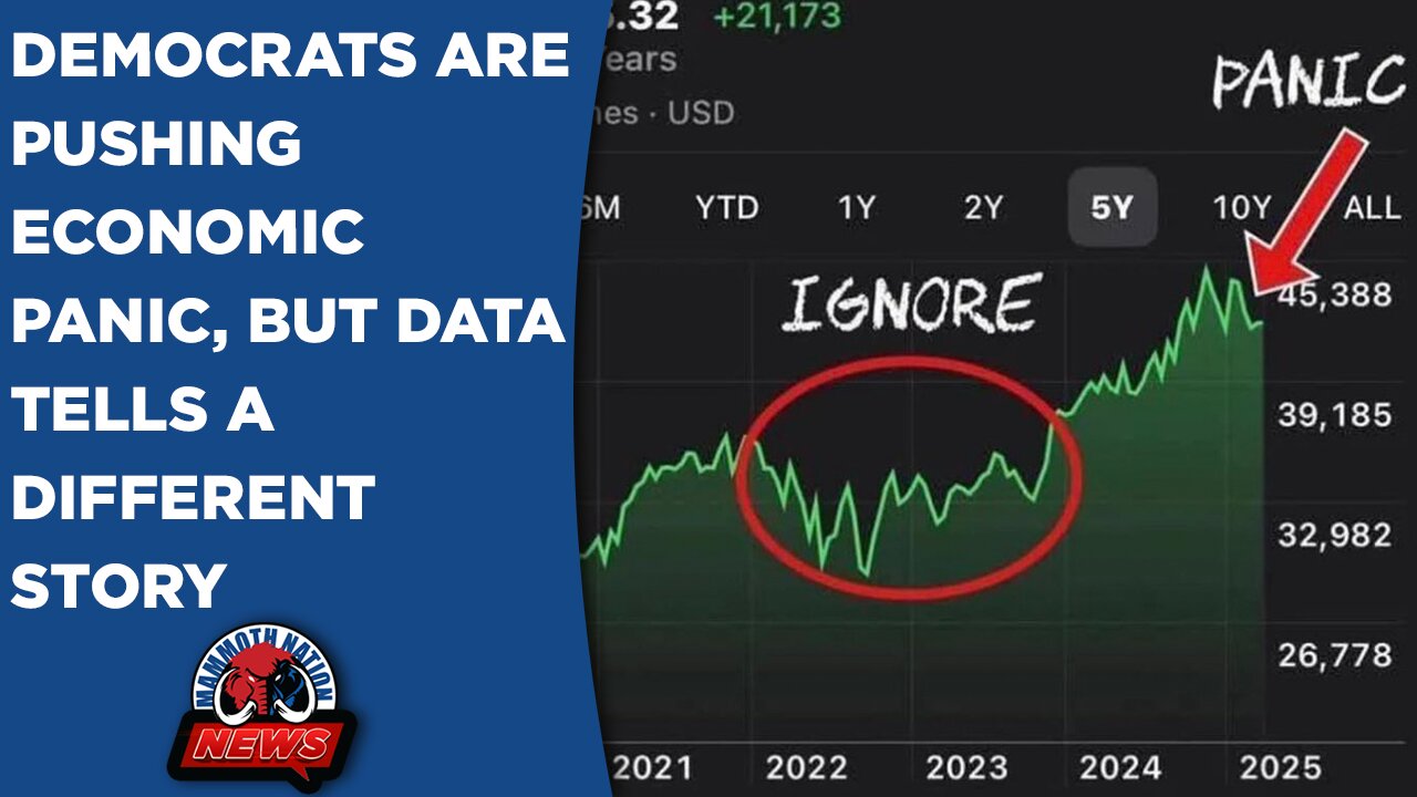 Democrats Are Trying To Spurn Economic Panic, Data and Reason Tell A Different Story