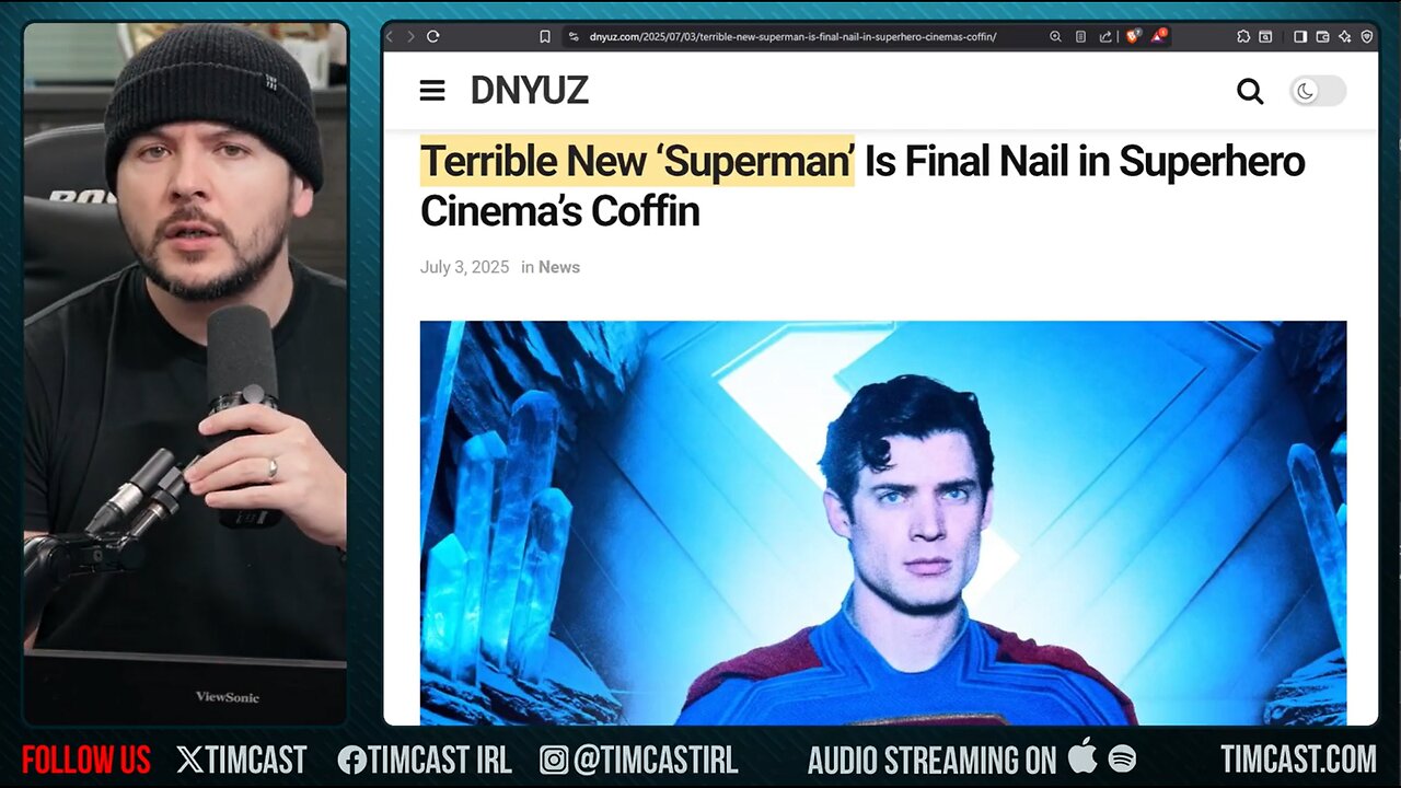 LEAKED Superman Review TRASHES FILM, Directors Brother SLAMMED FOr Comments On WOKE FILM