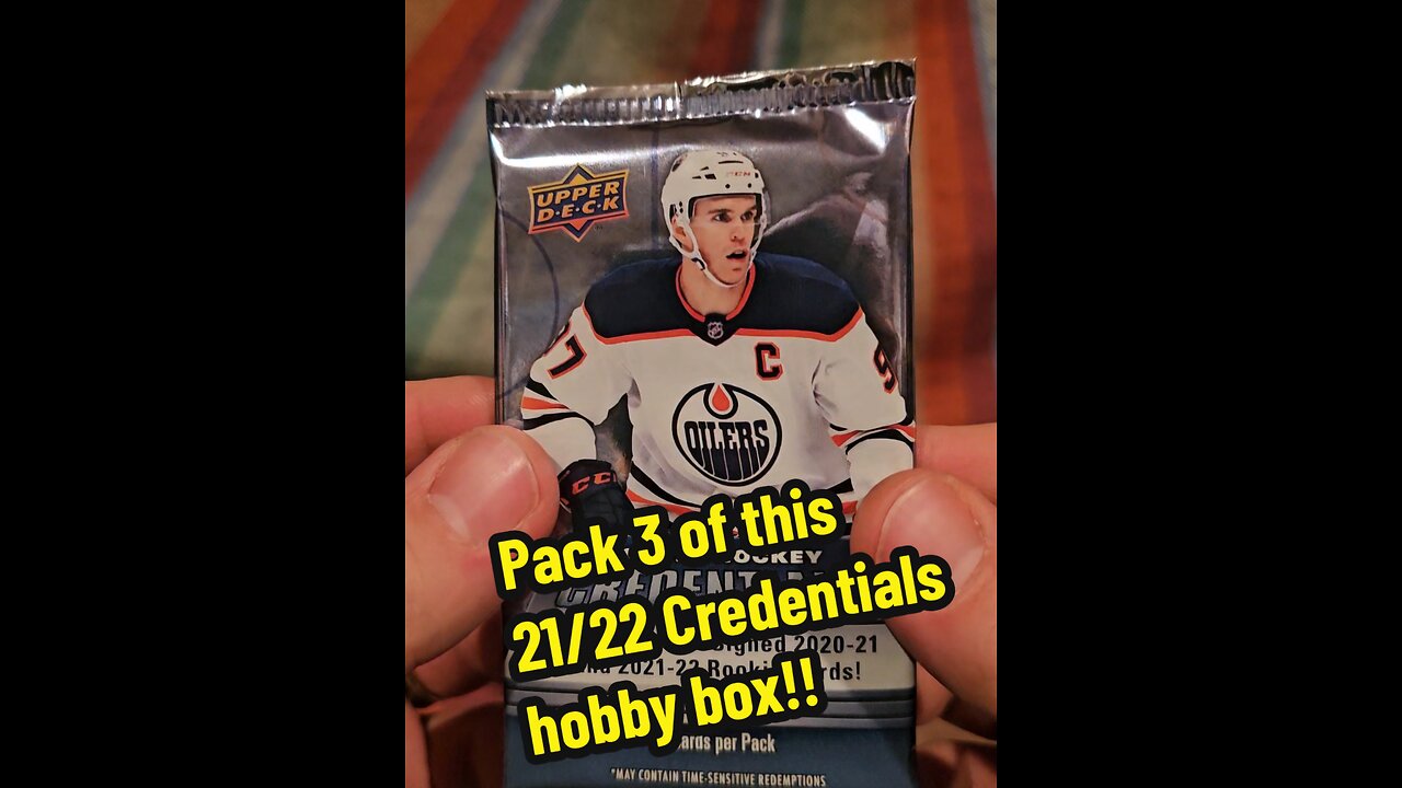 Pack 3 of this 21/22 Credentials hobby box!