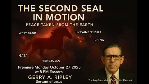 ⚡🔥 UPCOMING WEEKLY PROPHETIC MESSAGE 🔥THE SECOND SEAL IN MOTION — PEACE TAKEN FROM THE EARTH