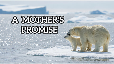 Incredible Moment Mother Polar Bear Teaches Cub to Survive