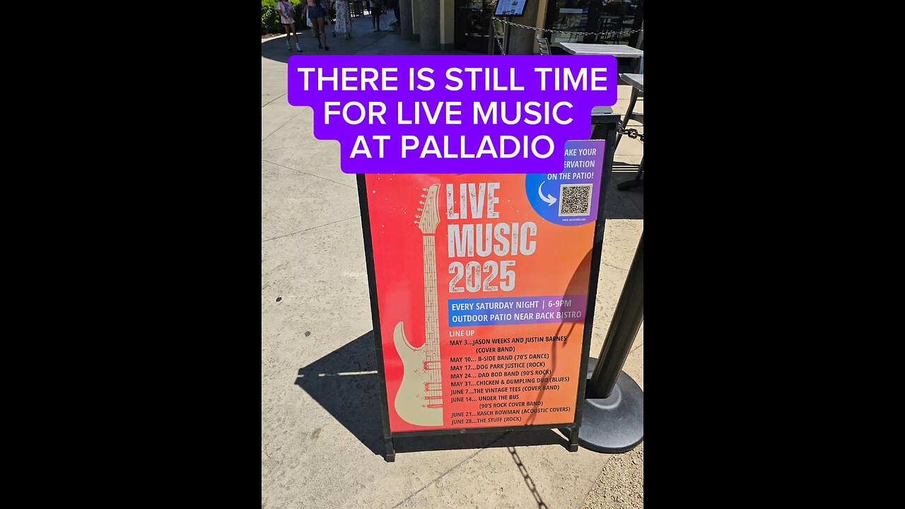 🎶 Catch live music at Palladio in Folsom! 🎸