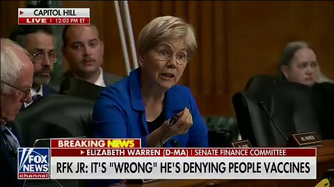 AWESOME:RFK Jr. just CRUSHED ElizabethWarren whenshe startedpushing vaccines, and Pocahontas LOST IT