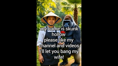 Skunk and his wife doing another gay video