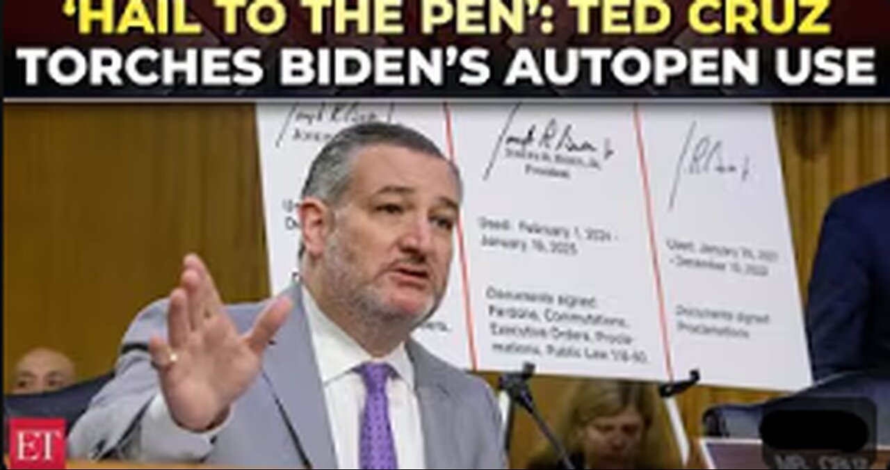 ‘Assault on democracy…’: Ted Cruz torches Biden’s autopen use, slams democrat 'chutzpah' for 'lying'