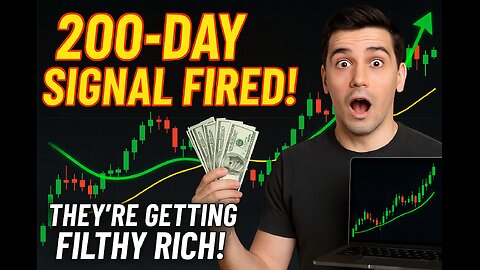 Traders Using This 200-Day Moving Average Crossover Signal Are Getting Filthy Rich-Don't Hesitate!
