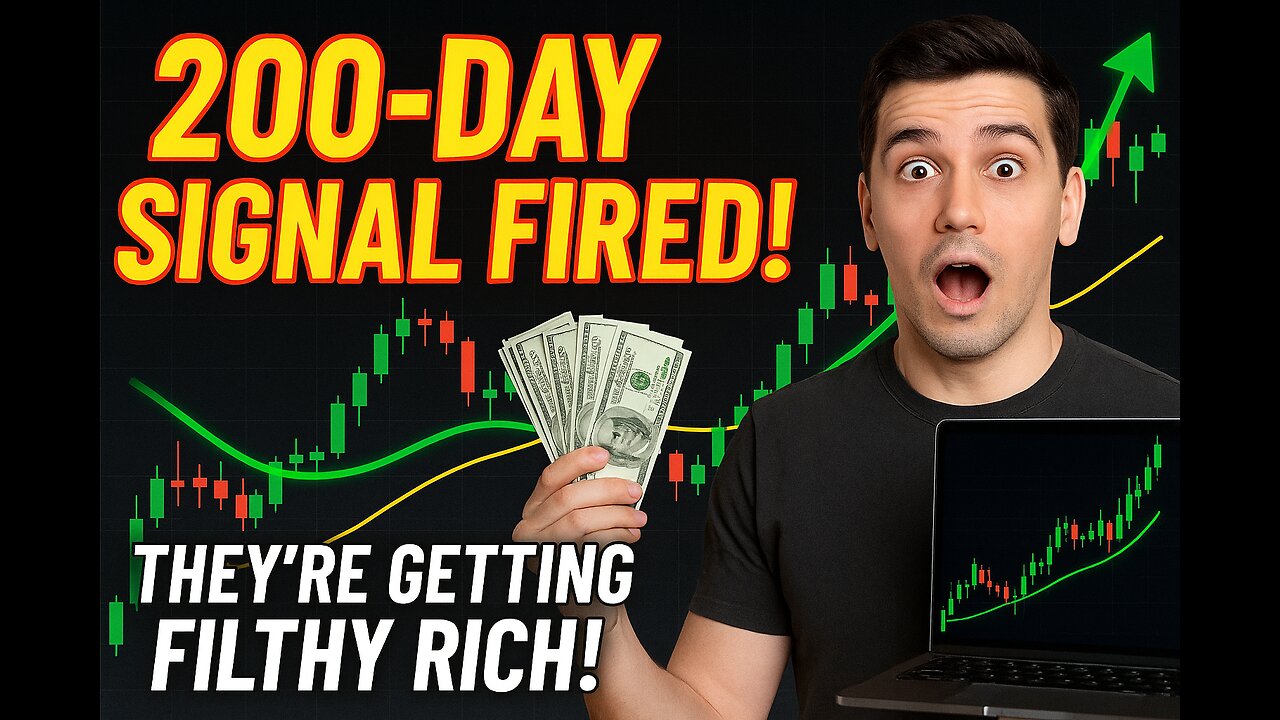 Traders Using This 200-Day Moving Average Crossover Signal Are Getting Filthy Rich-Don't Hesitate!
