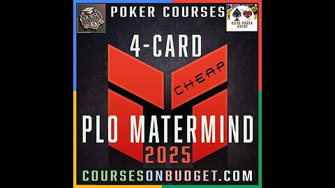 PLO MASTERMIND 4-CARD PLO Cheap