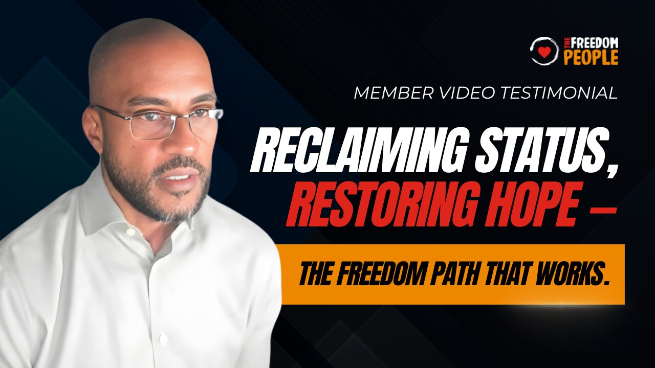 Reclaiming Status, Restoring Hope — The Freedom Path That Works.
