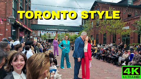 【4K】Toronto Fashion Show Spring Celebration Canada 🇨🇦