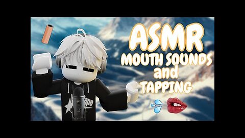 Roblox ASMR ~ snowboard obby! mouth sounds and tapping 👄✨(NO TALKING)