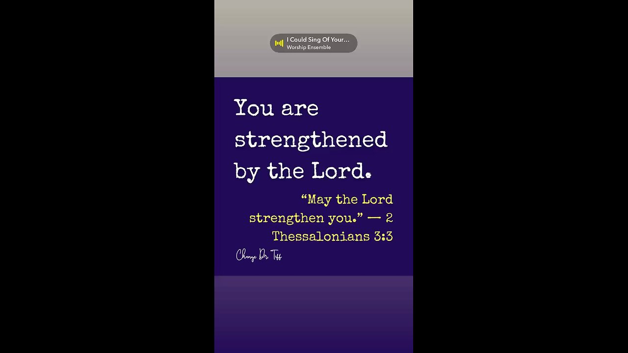 God gives you the courage to face anything.