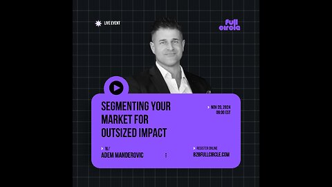 How would I do this today? Adem Manderovic Explains