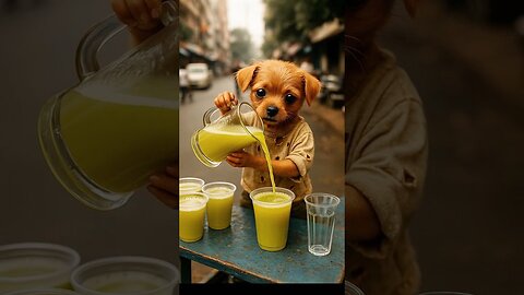 The poor puppy didn't have milk