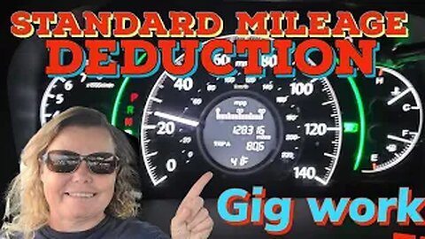 Standard Mileage Deduction - DoorDash Uber Gig work