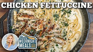 Chicken Fettuccine on the Blackstone Griddle