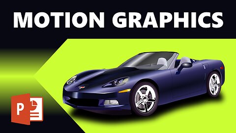 How to create an attractive motion graphic with PowerPoint?