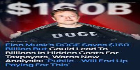 DOGE Reveals $160B in Taxpayer Savings