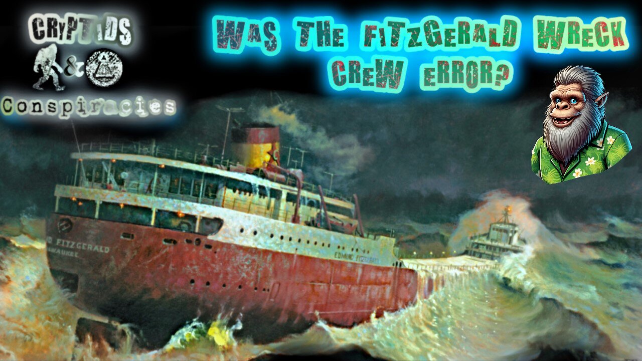 Cryptids and Conspiracies! Episode 58: Was the Fitzgerald Wreck Crew Error?