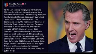 California’s “Project Train to Nowhere” Derailed Trump Cuts $4 Billion in Federal Funding